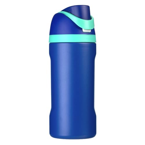 MAGMALIFE Termo de Acero Inoxidable Mini Boost 473 ml (16 oz), Bebidas Calientes o Frías, Tecnología de Aislamiento Térmico, Tapa Antiderrames, Portátil para Viajes, Oficina y Uso Diario (Azul)