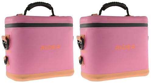 Image of Rider Coolers PWC Jet Ski Sea Doo Cooler Set of 2 Coolers Fits Personal Watercraft (Black) with backpak Harness