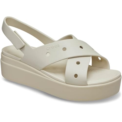 Image of Crocs Women's Brooklyn 4U Low Wedges, Platform Wedge Sandals for Women