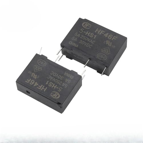 Relais de puissance 5A 4 broches HF46F-24-HS1 normalement ouvert 24V CC