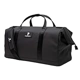 Portland Gear Cascade Duffle Bag, Weather-Proof Construction Weekender Travel Bag, Interior Organization Pockets, Standard Size, 35L, Black