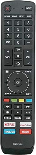 EN3V39H Remote Control Replacement for Hisense LCD LED HDTV Smart TVs image 4