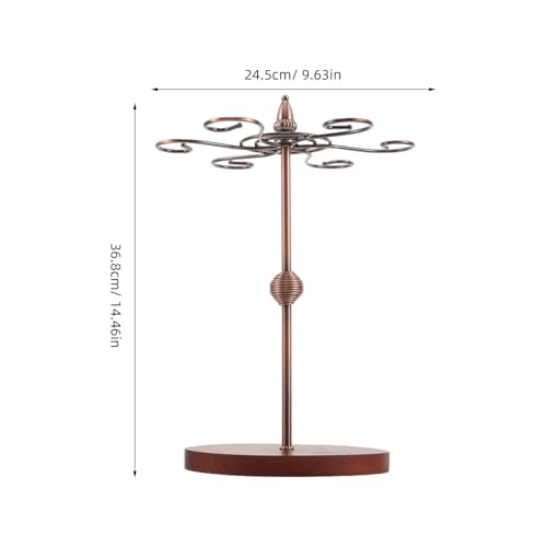 Support de présentation pour médailles avec rangement rotatif de table