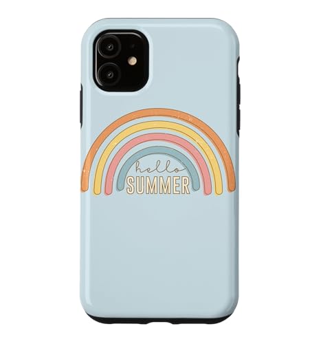 Hello Summer ���g�����C���{�[�O���t�B�b�N�A�p�����f�U�C�� �X�}�z�P�[�X iPhone 11 �p