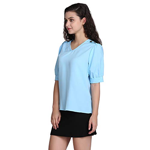 Image of Lymio Women's Solid Regular Fit TOP