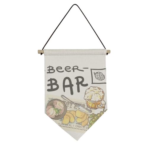 Bannière décorative pour bar à steak et soirées barbecue entre amis
