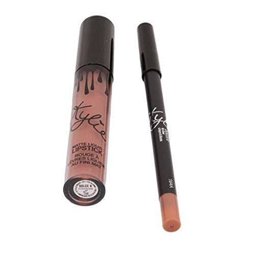 FOrU Lip Liner Makeup Tool Matte Liquid Lipstick&Lip Liner Lip Gloss Kit Set