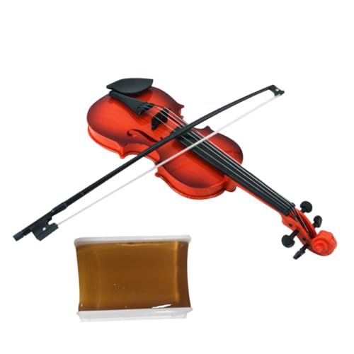 TOYANDONA 1 Conjunto De Corda minúsculo violino crianças violino instrumentos musicais ornamento bri