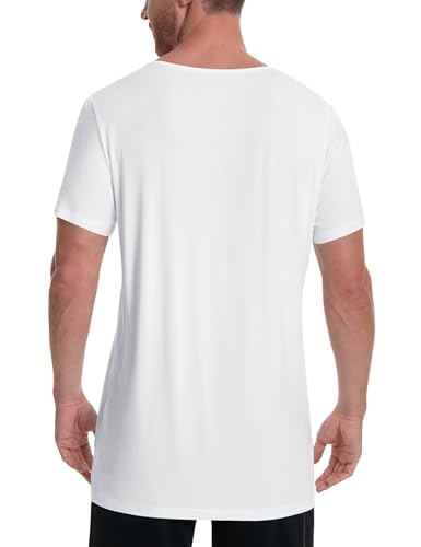 Image of Idtswch Mens Tall Undershirt Crew Neck Soft T-Shirts Lightweight & Breathable(1 Pack & 3 Pack)