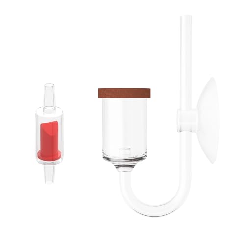 WTMCC CO2 Diffuser Suction Cup for Aquarium Plants Fine Mist CO2 for Fish Tanks Diffuser (24mm)