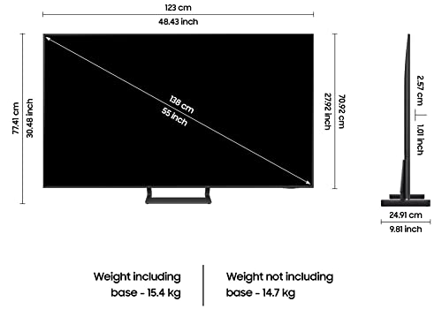Image of Samsung 138 cm (55 inches) 4K Ultra HD Smart LED TV UA55CU8570ULXL (Titan Grey)