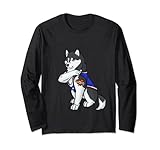 Photo Gallery siberian husky dog love dad puppy proprietario maglia a manica Photo Gallery siberian husky dog love dad puppy proprietario maglia a manica