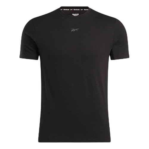 Reebok Athlete Tee T-Shirt, Black, L Men'S