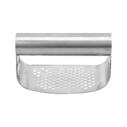 Knoblauch Mincer - Pressrocker | Knoblauchpresse Aus Edelstahl | Manuelles Cutter Chopper Mincer Crusher | Schnellring -Reibgeräte Mit Ergonomischem Griff Für BBQ Hotpot Fritting -Salatherstellung