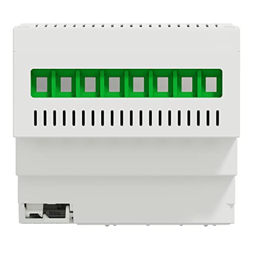 Schneider Electric MTN6705-0008 SpaceLogic KNX - Shutter / Blind Switch - 8 Outputs 10AX/16AC1 - Master, Apple-Green - Image 4