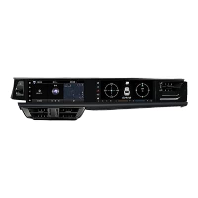 12.3 Inch Car Stereo Radio for Porsche Macan 2018-2024 PCM3.1 & PCM4.0, Android 13 8-Core 6+128GB Touch Dual Screen 2K HD Wireless CarPlay & Android Auto Bluetooth Head Unit (LHD)