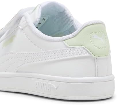 PUMA Kadın Puma Smash 3.0 Badges V PS-PUMA White-Green Illusion Low Boot 28 - Görsel 2