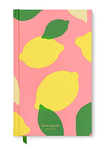 Notatnik Kate Spade New York, 21 x 13,3 cm, twarda okładka z 200 stronami w linie, różowy