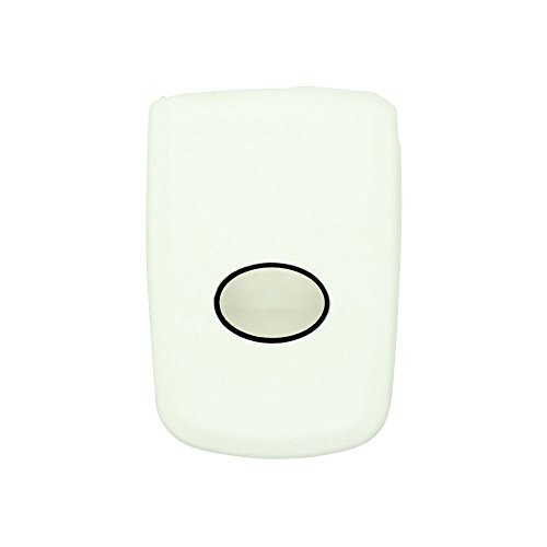 BROVACS Silicone Cover Protector Case Holder Skin Jacket Compatible with TOYOTA 3 Button Smart Remote Key Fob CV2401 White - Image 2