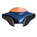 QK Racing for Harley Davidson Softail Glossy Batwing Fairing FLSTN Heritage Softail Classic Deluxe Fat Boy Batwing Fairing w/Windshield 6x9 Speaker Front