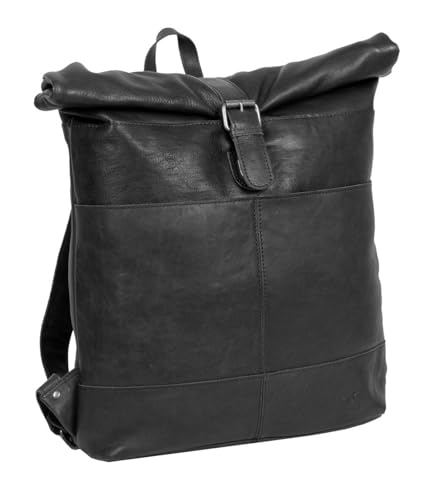 Sac à dos Catania Mustang en cuir noir aux finitions soignées