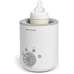 Philips Avent Calentador De Biberones Suavinex - Calienta Biberones Link 3 en 1 (Leche Materna, Fórmula y Potitos), Calienta/ Descongela Alimentos de Bebé, Sencillo de Usar y Fácil de Transportar, 1 Unidad (Paquete de 1)