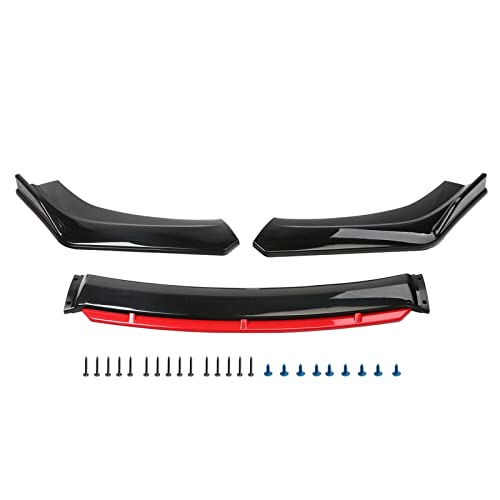 Bruce & Shark(ブルース・サメ)汎用 フロント バンパー リップ スポイラー 車用フロントスポイラー フロントバンパー リップ 傷防止 ABS製 適用BMW 適用ベンツ 適用マツダ 適用GMCなどに汎用 スポイラー