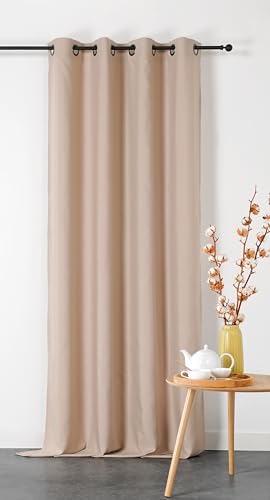Rideau Double Natte Non Feu M1-135x240cm - Lin