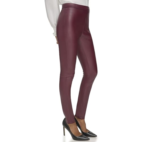 KARL LAGERFELD Women's Faux Leather Studs Pant3