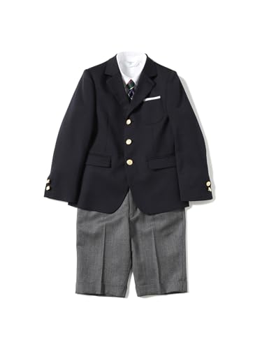 (�R�h���r�[���X)���ǂ� �r�[���X/�X�[�c CHOPIN with Kodomo BEAMS �Z�����j�[ �u���U�[�Z�b�g(110�`130cm) �L�b�Y NAVY 110 55170007289