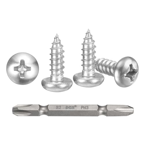 METALLIXITY Vis à tête Phillips autotaraudeuse #12x5/8 50pcs