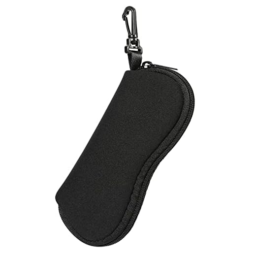 Hifot Funda Gafas Suaves 1 Piezas, Viaje Estuche para Gafas de Caso Bolsa Mujer Hombre niño (Negro-1)