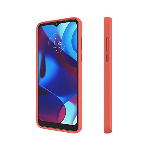 Image of Motorola Moto G Pure (2021) Protective Case- Precision fit, Stylish Shock Absorbing Phone Cases - Living Coral