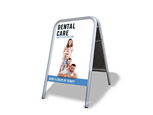 Dental Care Large A Board Pavement Sign MEGA Listing Outdoor Street Advertising Display...