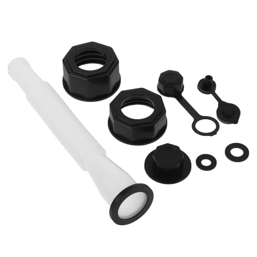 DECHOUS Kit de Repuesto para Boquilla de Lata de Gas Diseño Antideslizante, Tubo Roscado Seguro, Material PP y PE, Color Claro, Compatible Mangueras y Reguladores para Parrilla de Gas, 1