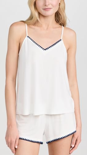 Image of Eberjey Women's Frida Whip Stitch Shorts PJ Set