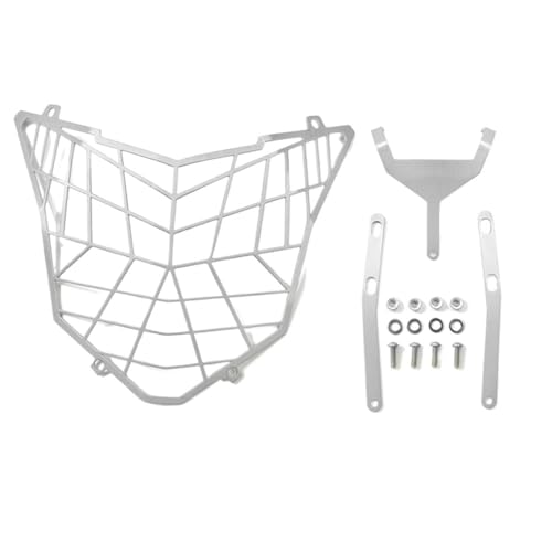 Grille phare moto robuste couvercle calandre rigide CB500X Silver - 7