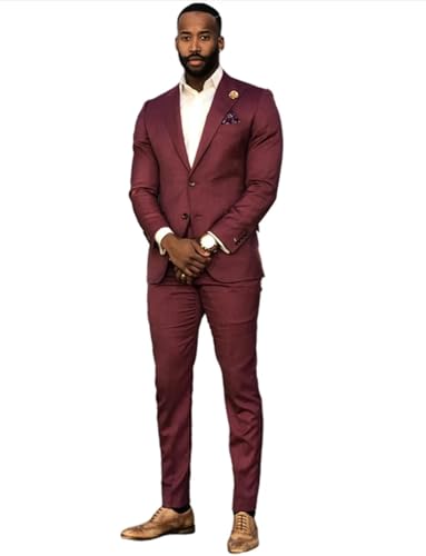 Costume deux pièces pour homme avec veste et pantalon de gala