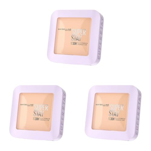 Image of Maybelline New York Super Stay Flex Powder Foundation, 110 (Pack of 3)