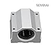 GTPBAO Aluminum Linear Ball Bearing Slider Block for Optical Axis SCS8UU SCS10UU SCS12UU SCS16UU SCS20UU Guide Rail Seat Shaft Position(SCS12UU)