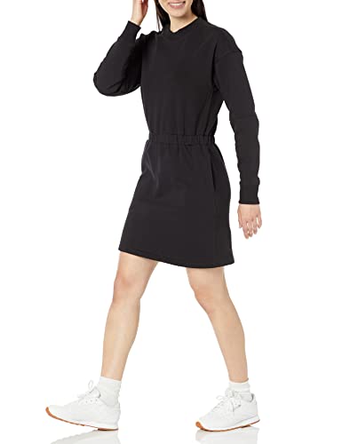 Image of Amazon Essentials Women's Long Sleeve Knit Henley Sweatshirt Dress (Available in Plus Size)