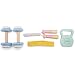 Imagen de Woet® Set de Fitness de Juguete con Mancuernas y comba
