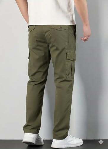 Image of Samfor Cargo Pant for Men - Stylish, Comfortable, Multi-Pocket Design for Outdoor, Work Wear & Casual