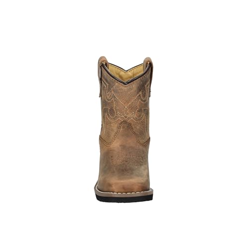 Image of Smoky Mountain Boots Toddlers' Pueblo Square Toe Leather Western Cowboy Boots