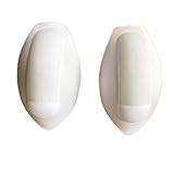 DESMIIT Men's Sponge 3D Pad Fun Sexy Inner For both swimwear&Underwear inside 2pcs pack White*2
