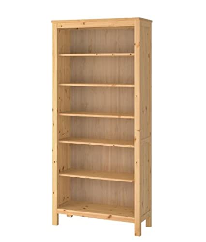 Ikea HEMNES Bookcase,90x198 cm (35 3/8x78) (Light Brown) : Amazon
