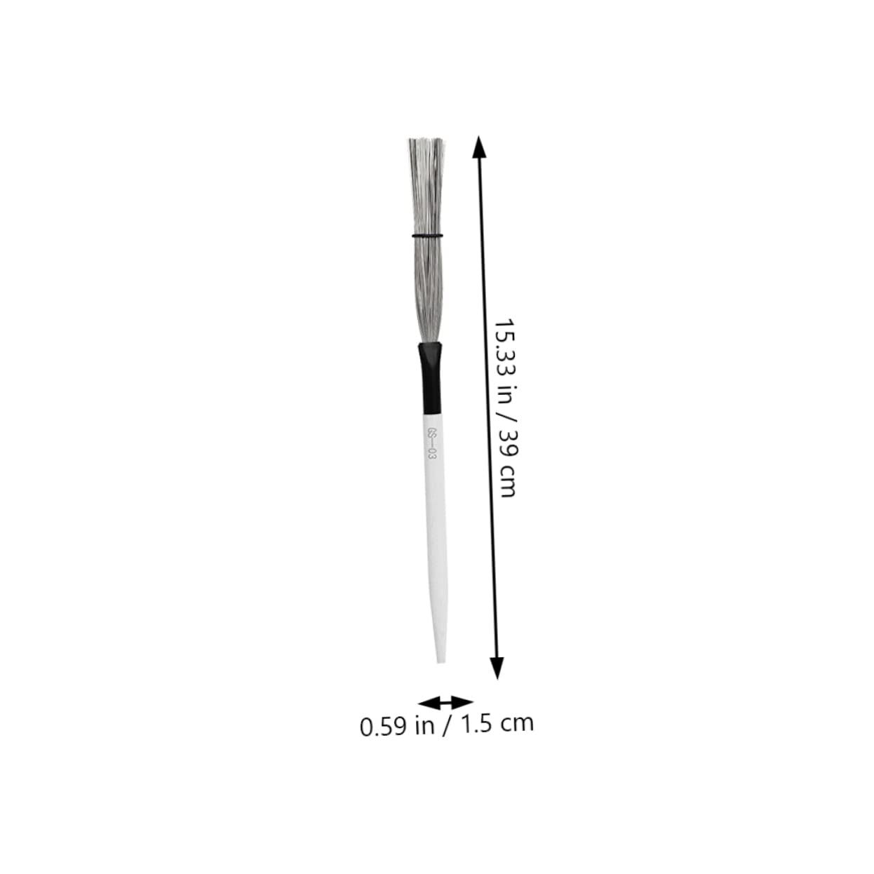 Abaodam 3paia Bacchette Per Batteria Jazz Acciaio Carbonio Con Manico Antiscivolo Per Strumenti Percussivi Per Musicisti e Appassionati Di Jazz