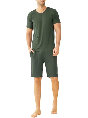 Latuza Men’s Short Sleeves and Shorts Pajama Set