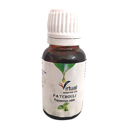 Image of VIRTUAL Patchouli Essential Oil 15ml Pure Natural Undiluted Therapeutic Grade Oil for Anti Aging Acne Dry Skin Wrinkles Aromatherapy Diffuser Massage Use