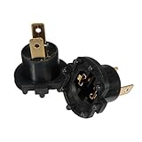  73JohnPol 2X Scheinwerfer-Sockelhalter für Dorman-Birne Mazda 3 5 Kawasaki Aprilia B28V510A3